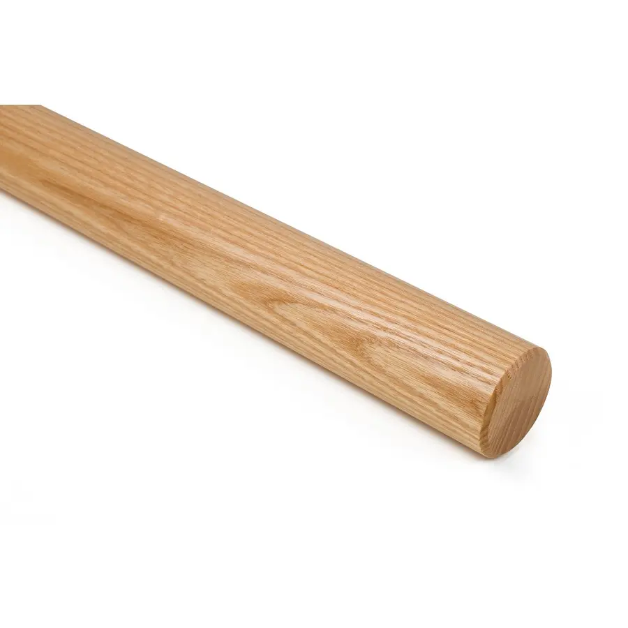 Ballettbarre Ask lakkert rund profil 40mm - Kantlinje - Lengde 250 cm 