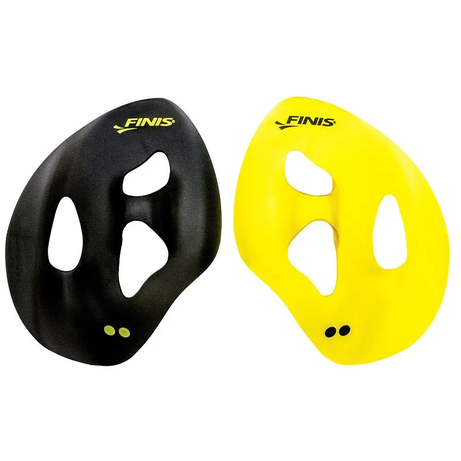 Finis Iso Teknikk Paddles L Svart/Gul 