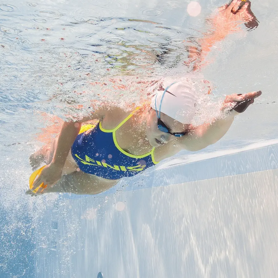Finis Iso Teknikk Paddles L Svart/Gul 