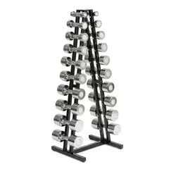 Manualsett Chrome 1-10 kg Stativ og 10 par manualer