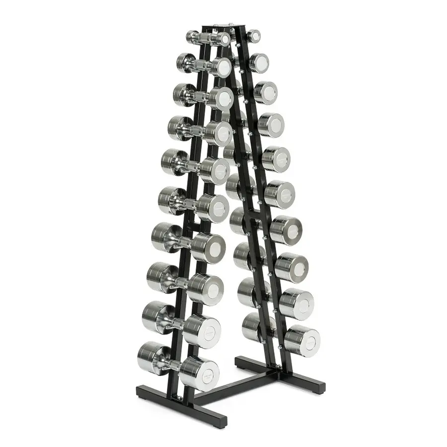 Manualsett Chrome 1-10 kg Stativ og 10 par manualer 