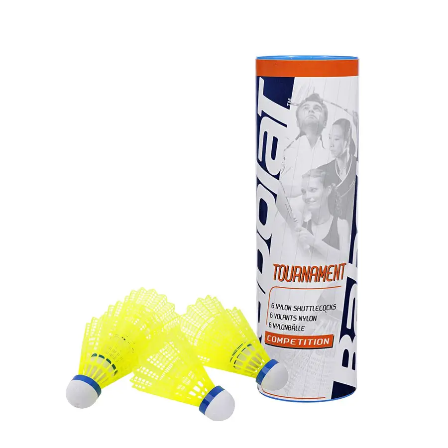 Badmintonball Babolat Tournament - 6 stk Til turnering og kamper i badminton 