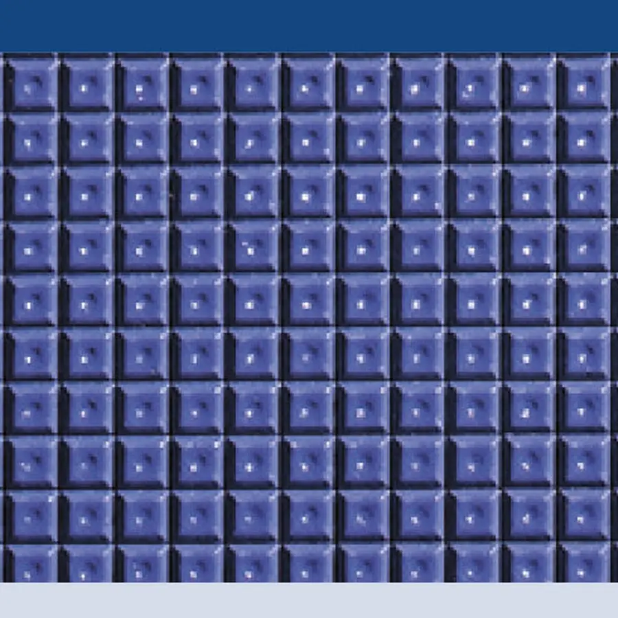 Turnmatte Spesial m/borrelås blå nupper Kategori 1 | 200x125x6 cm | nupper 