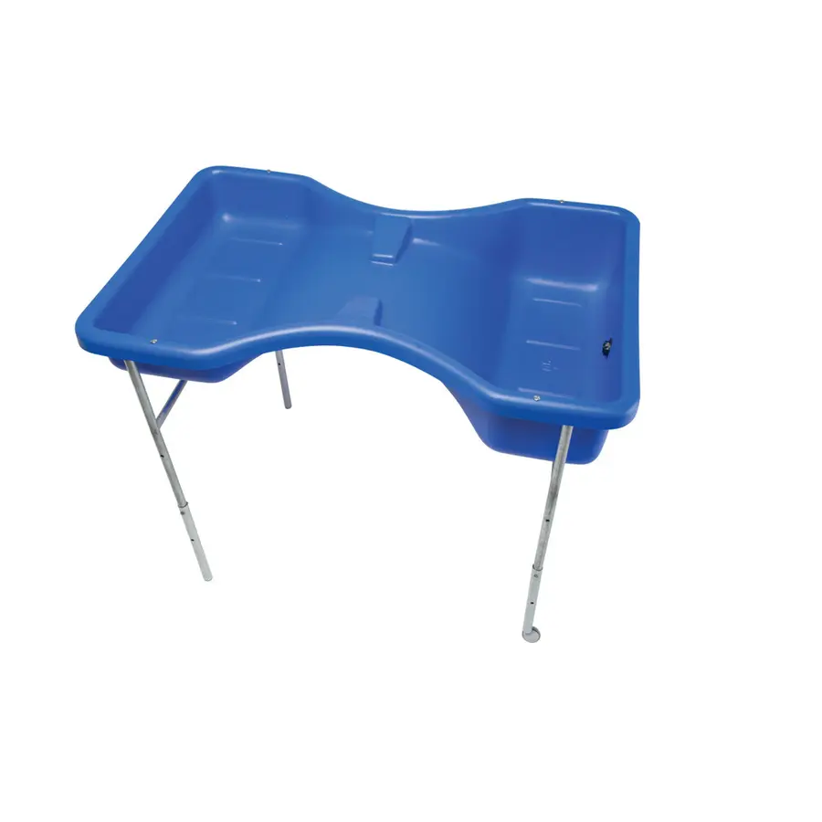Vann- og sandbord Justerbar sandkasse med 2 hjul 