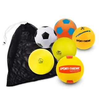 Softballer til fotball (6) 6 skumballer til lek inne og ute