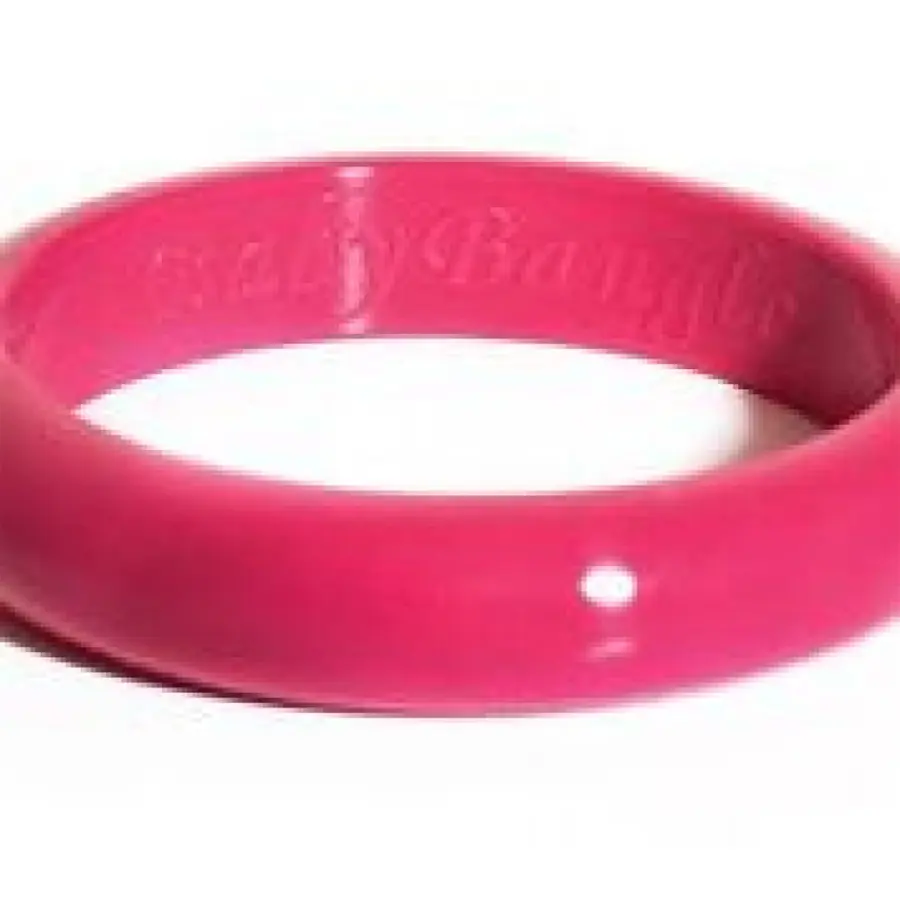 Tyggesmykke armring rosa 