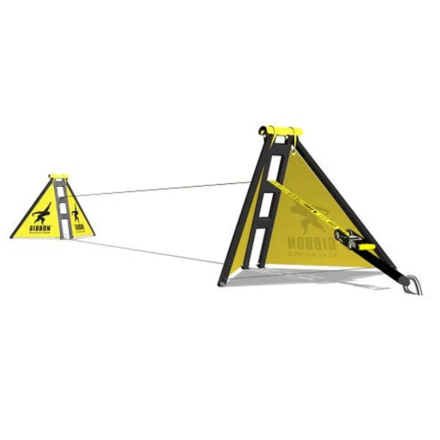 Gibbon® Slackline-Set Independence Kit Ideell for utendørs bruk 