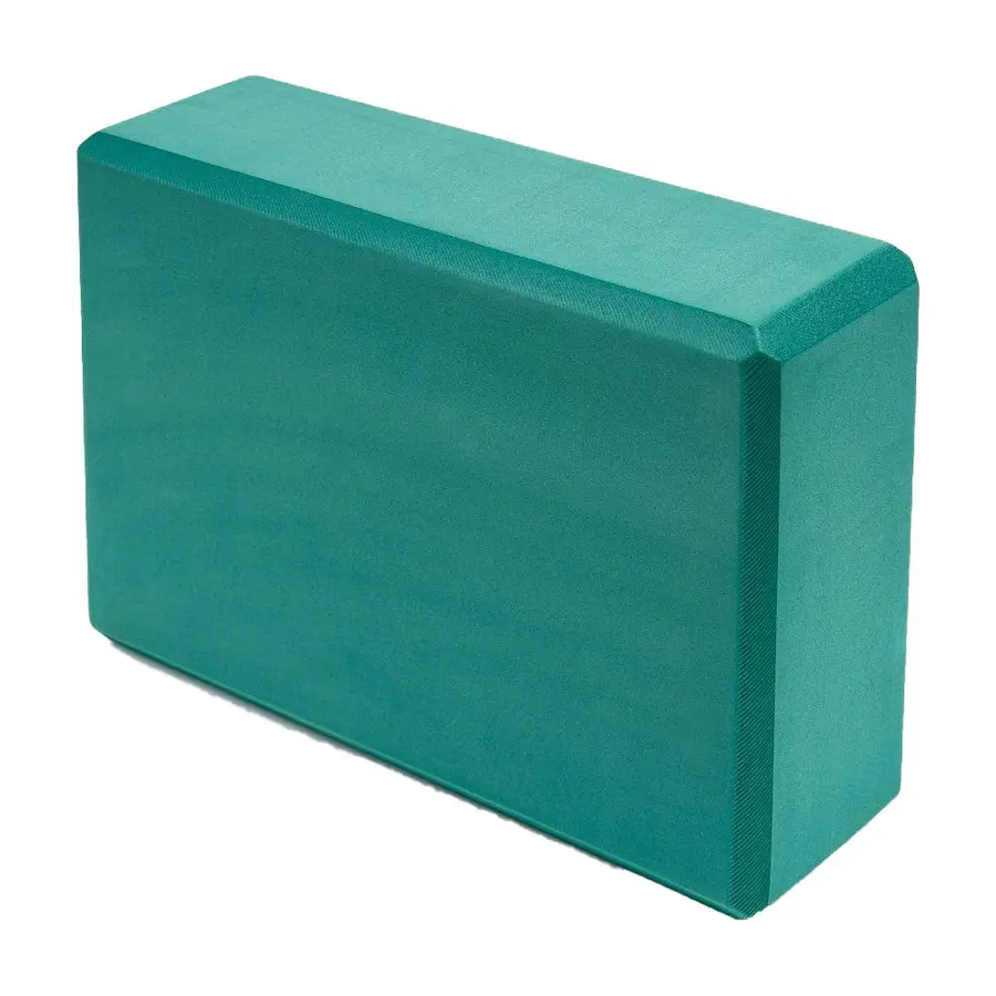 Yogablokk i EVA skum - myk 225 x 150 x 75 mm | Grønn 