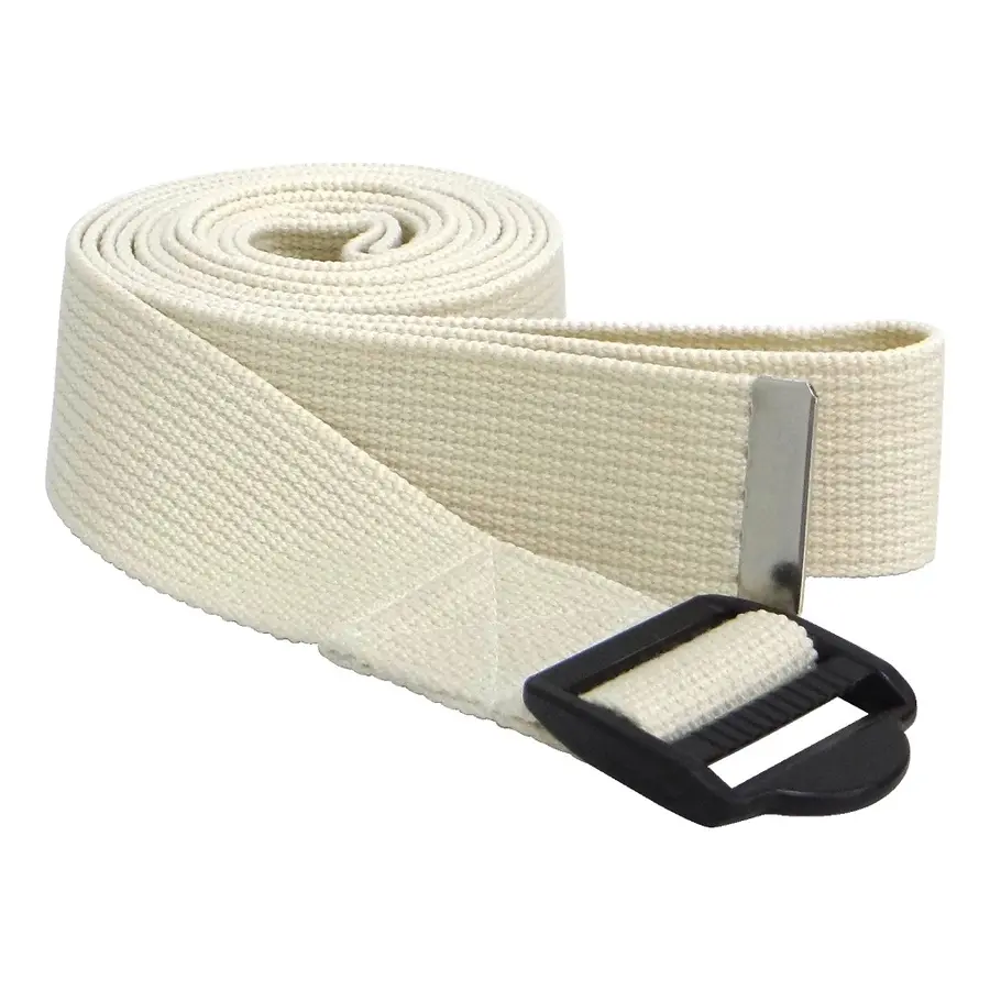 Yoga Strap 1,82 m | Natur Yogabelte i bomull 