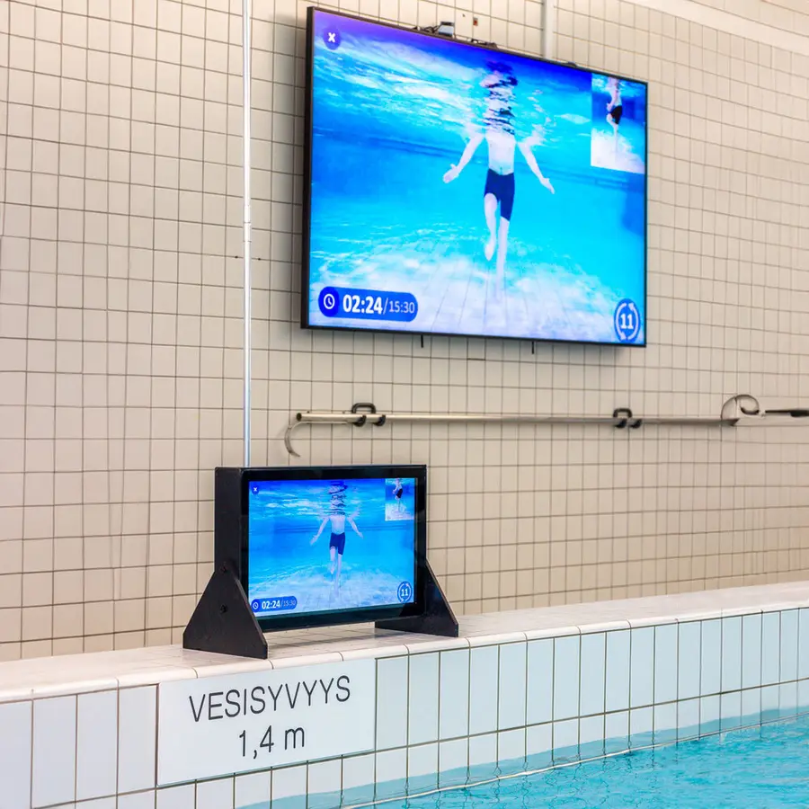 Waterbic 32" berøringsskjerm Vanntreningsskjerm Komplett m leieavtale 