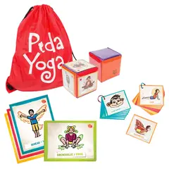 PedaYoga Starter Kit Yogakort | Terninger | Oppbevaringsbag
