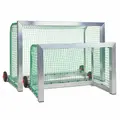 Minimål helsveiset veltesikkert 120x80 Robust alu fotballmål | 10 cm masker
