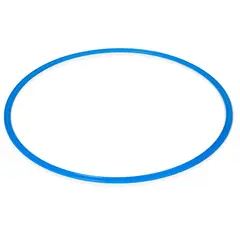 Gymnastikkring flat 70 cm | 1 stk. Blå