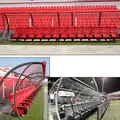 Trener-og innbytterbenk 12 meter 21 VIP RPX stoler | Med varme | Med logo