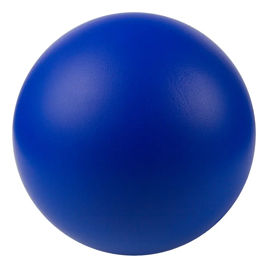 Softball PU-skum 15 cm blå Myk skumball med god sprett 