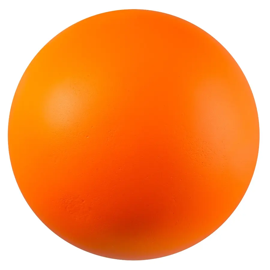 Softball PU-skum 18 cm orange Skumball med god sprett 