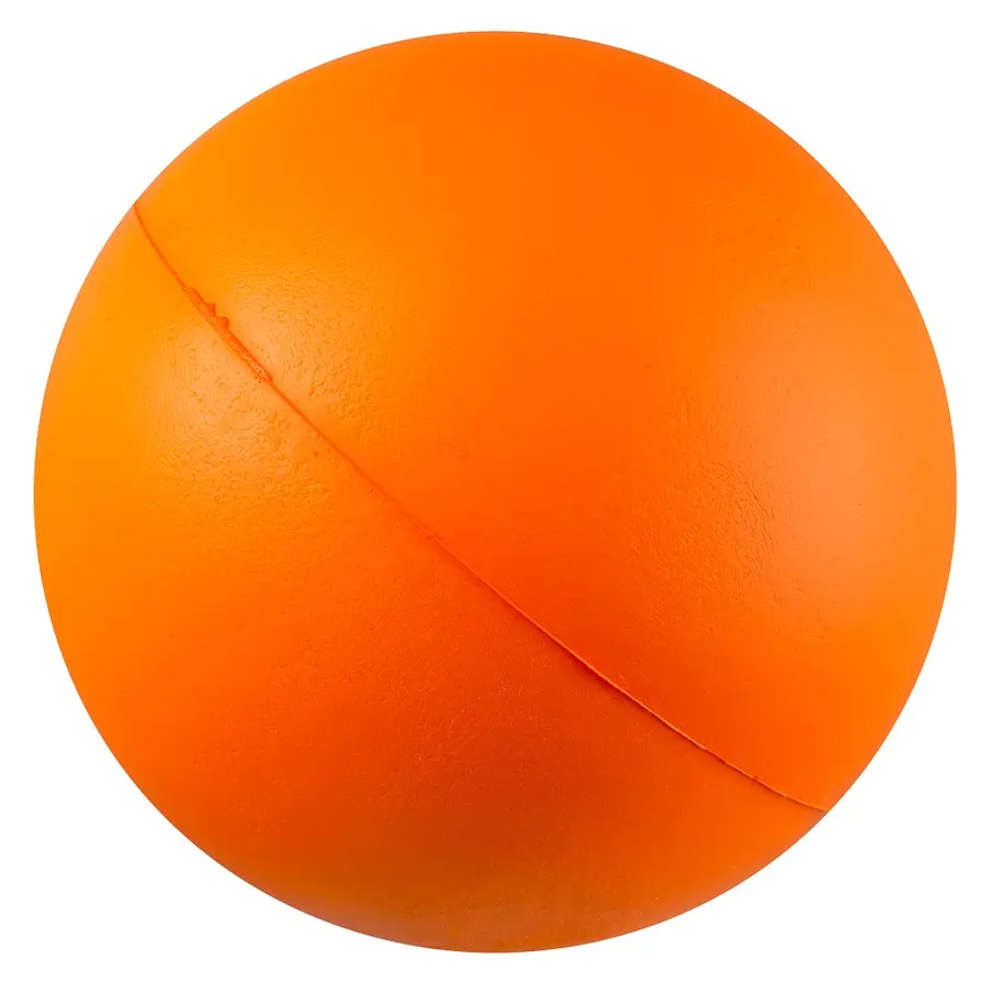 Softball PU-skum 18 cm orange Skumball med god sprett 