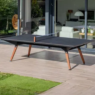 Bordtennisbord Cornilleau Lifestyle Svart | Utendørs | Med nett