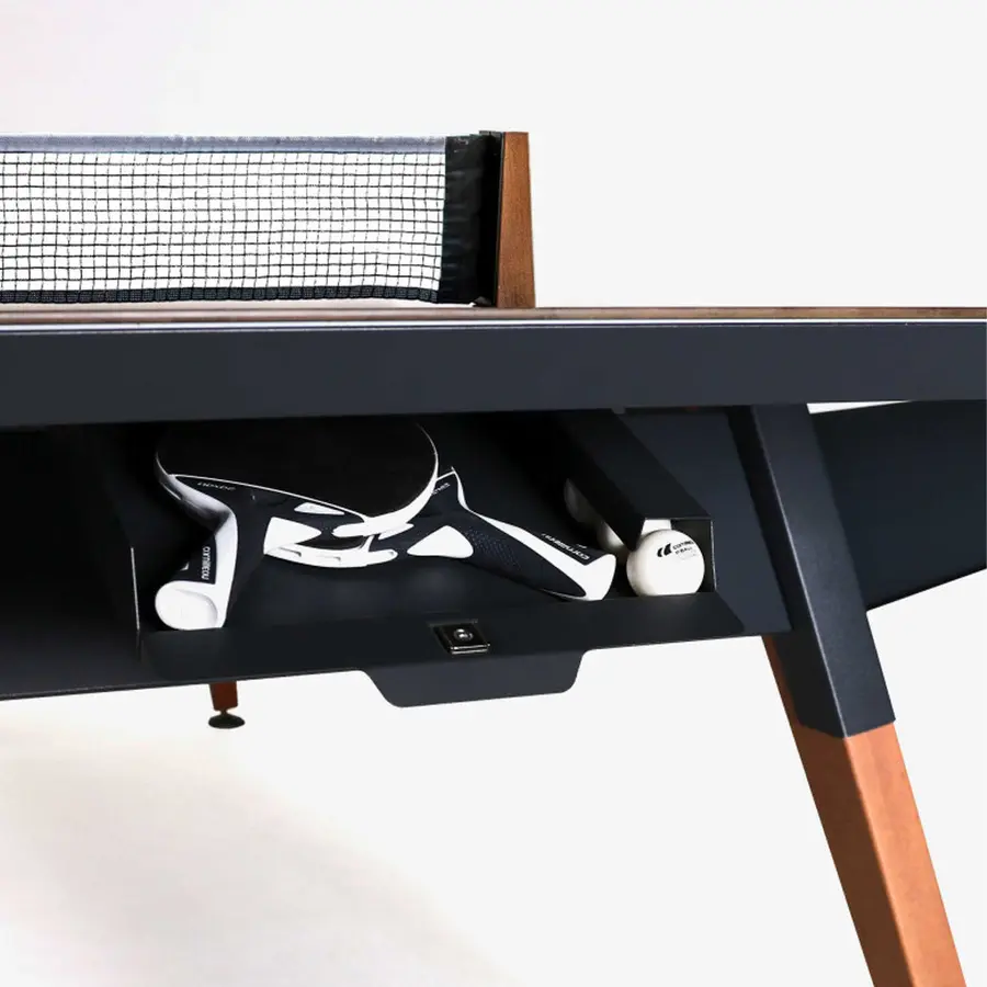 Bordtennisbord Cornilleau Lifestyle Svart | Utendørs | Med nett 