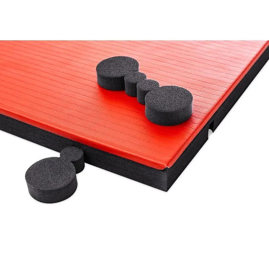Kampsportmatte 200x100x5 cm I-TIS ProGame Trocellen® konkurransematte rød 