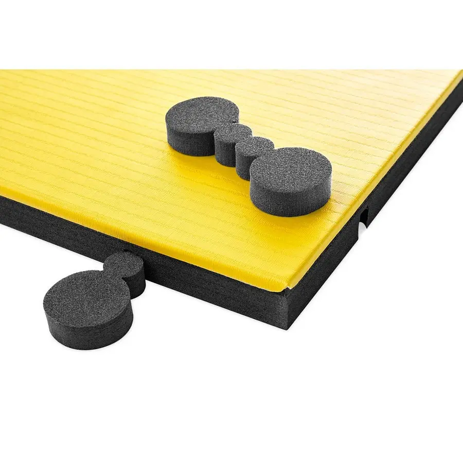 Kampsportmatte 200x100x5 cm I-TIS ProGame Trocellen® konkurransematte gul 