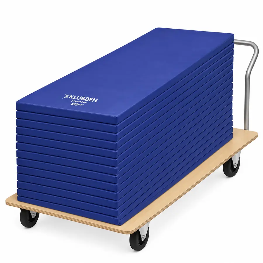Turnmatter Sklisikker med vogn Kategori 2 | 15 matter 200x100x4 cm 