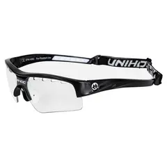 Innebandybriller Unihoc Victory Junior Beskyttelsesbriller | Svart/ Hvit