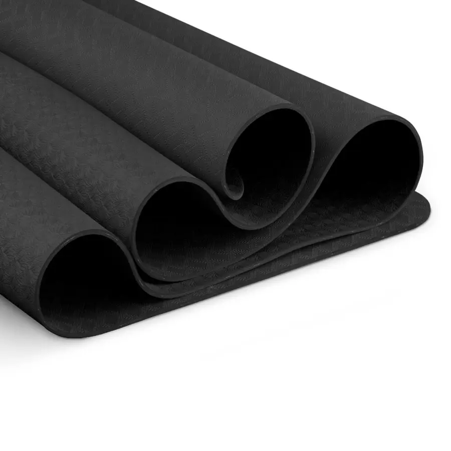 Yogamatte Evolution Eco Svart 183 x 60 x 0,4 cm 