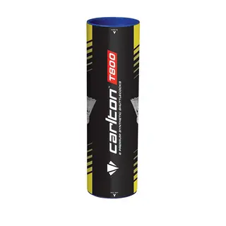 Badmintonball Carlton T800 hvit/blå 6 stk | Til skolespill og trening