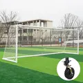 Fotballmål 11'er med hjul 360 grader 7.32 x 2.44 m | Hvitt