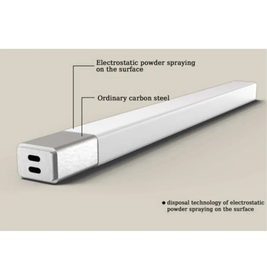 Sikringsvekt til fotballmål 4 stk Motvekt | 50x40x4 mm | 1 meter 