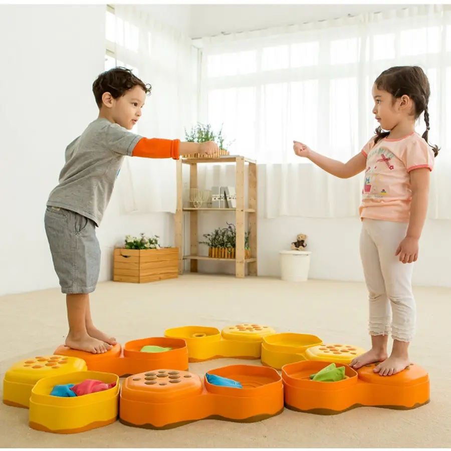 Weplay Honey Hills Balansebane Sett med 6 balanseelementer 
