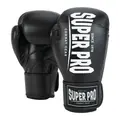 Boksehansker Super Pro Champ 12 oz Svart Treningshansker | Thai-, Kick-, Boksing