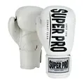 Boksehansker Super Pro Champ 10 oz Hvit Treningshansker | Thai-, Kick-, Boksing