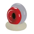 Badering Danfloat 80 cm Rød flytering uten håndtak
