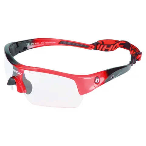 Innebandybriller Unihoc Victory Junior Beskyttelsesbriller | Neonr&#248;d/ Svart