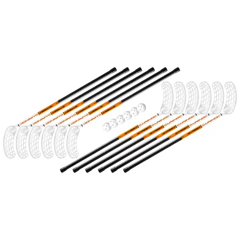 Innebandysett Unihoc Street 96 cm 12 k&#248;ller | 6 baller