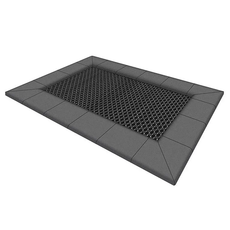Nedfelt trampoline Adventure + Til offentlige lekeplasser 
