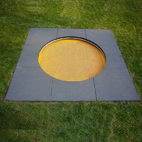 Nedfelt trampoline Kindergarten Loop Til barnehager