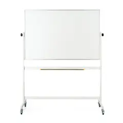 Whiteboard tavle 180x100 cm Tosidig whiteboardtavle på hjul