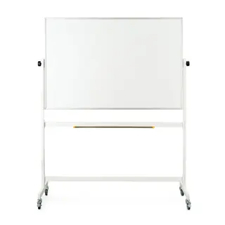 Whiteboard tavle 180x100 cm Tosidig whiteboardtavle på hjul