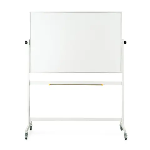 Whiteboard tavle 180x100 cm Tosidig whiteboardtavle på hjul