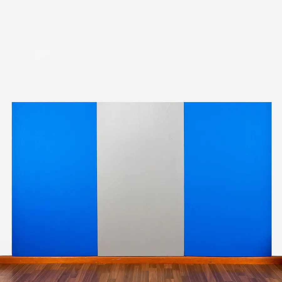 Veggpolstring | Grå 200x100x3 cm 