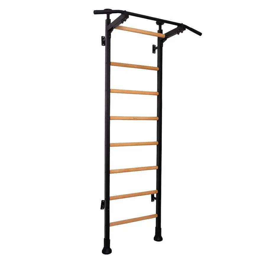 Ribbevegg BenchK 511 Svart Fastmontert pull-up stang 