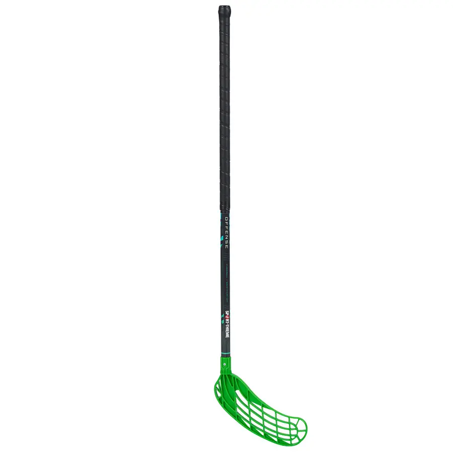 Innebandykølle Offense 100 cm Grønn Rett blad 
