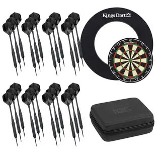 Dartskive Kings Dart Set Professional Dart | Surround | 24 piler | liten bag