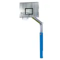 Basketballstativ Fair Play 2.0 120x90 cm | Fastmontert | Fast kurv