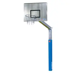 Basketballstativ Fair Play 2.0 120x90 cm | Fastmontert | Fast kurv
