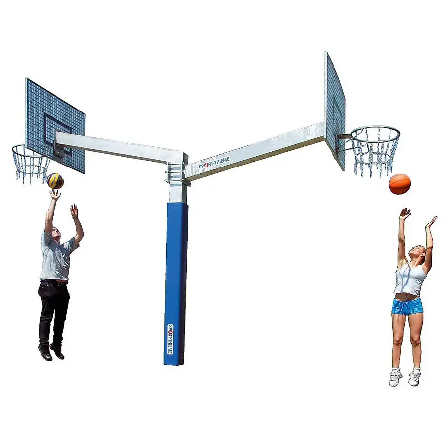 Basketballstativ Fair Play Duo 2.0 120x90 cm | To høyder | Fast kurv 