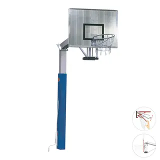 Basketballstativ Fair Play 2.0 120x90 cm | Justerbar